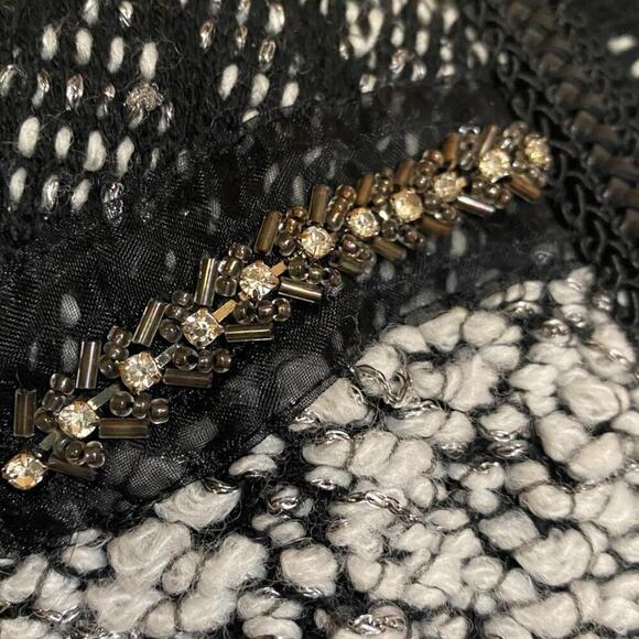 Chico’s Boucle Open Cardigan Wool Blend Chico Size 0, (Equal to size 4) - Picture 4 of 8